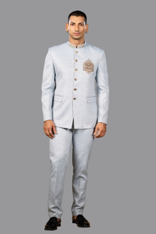 SILVER GRAY JODHPURI